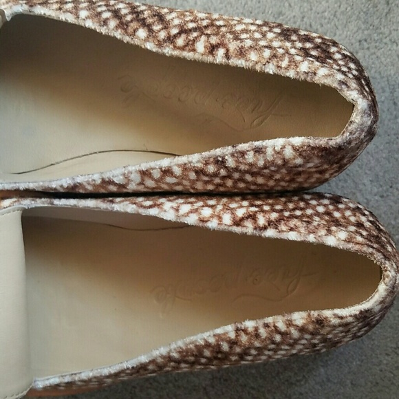 NWOT Free People Velvet Brown Loafers - Picture 5 of 7